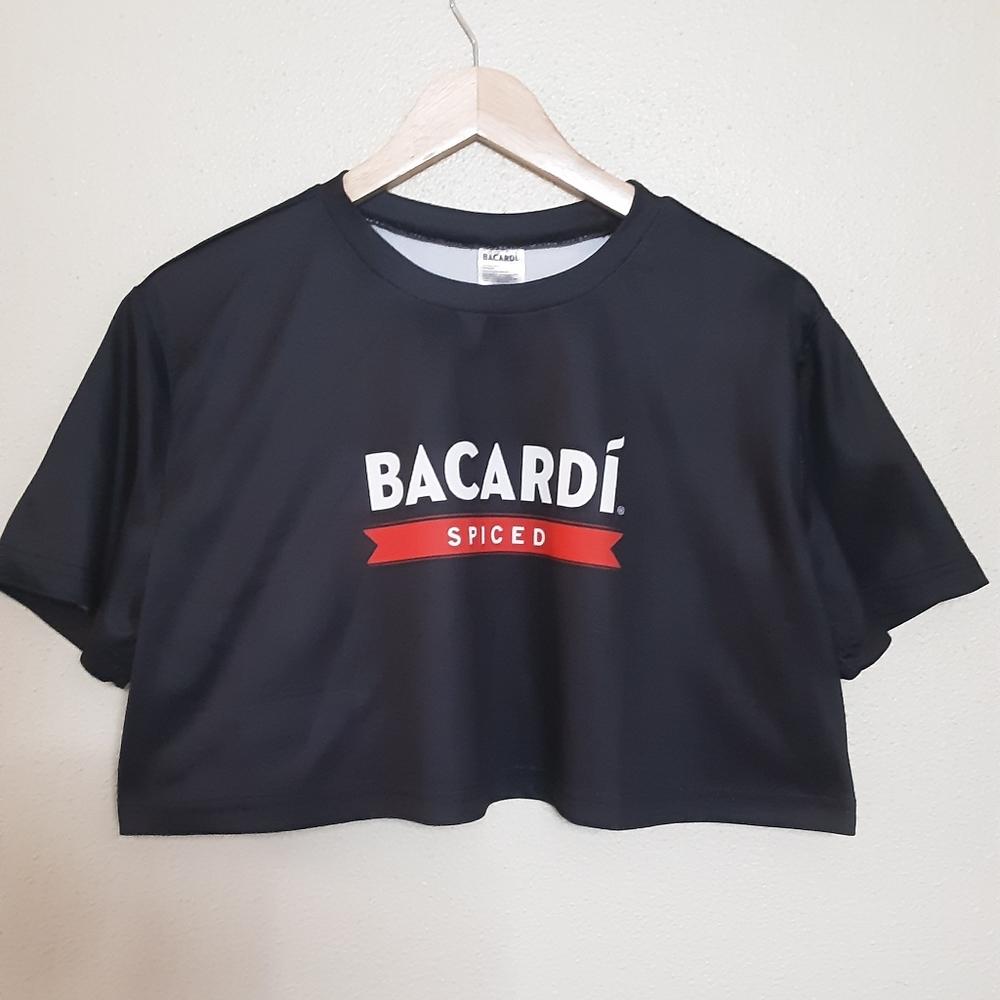 Bacardi Black Crop Top